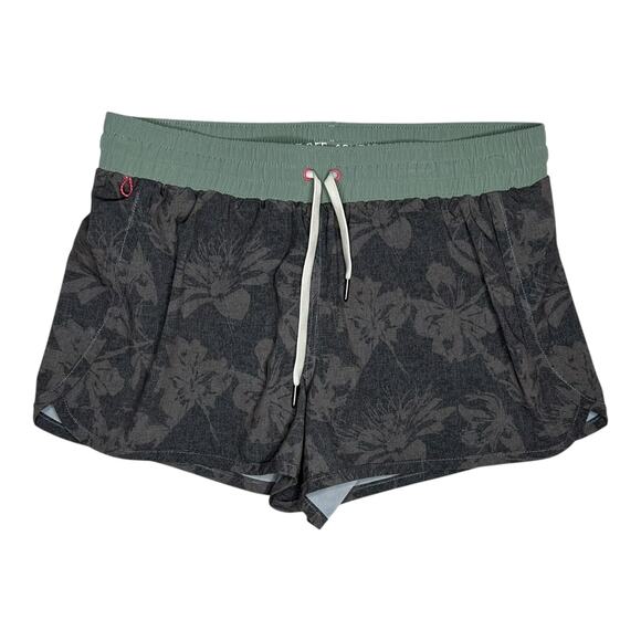 Fish Hippie Womens Shaker Shorts 3'' inseam Mid Rise Size Medium Athletic Swim - Picture 1 of 9